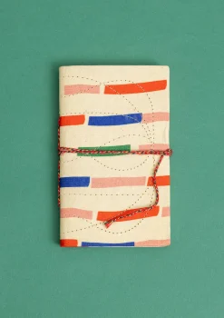 Gudrun Sjödén Anteckningsbok "Divya" i tygbeklätt papper