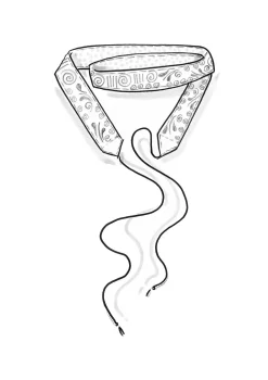 Gudrun Sjödén Bälte "Jaipur" i bomull