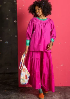 Gudrun Sjödén Blus i bomull/siden