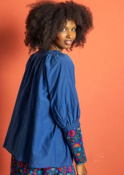 Gudrun Sjödén Blus i bomull/siden