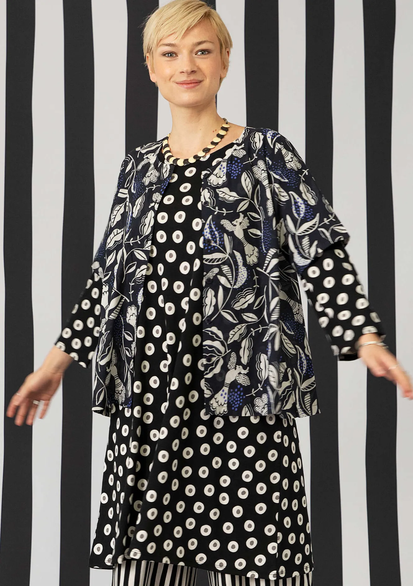 Gudrun Sjödén Blus "Uuve" i ekologisk bomull