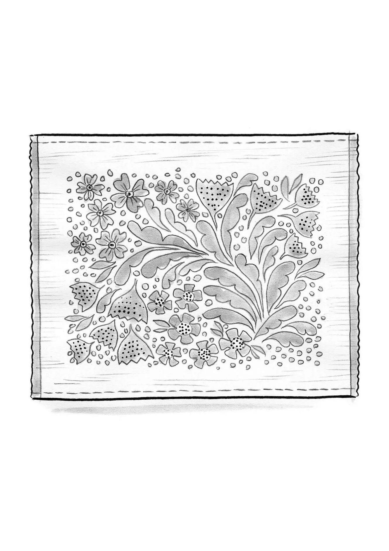 Gudrun Sjödén Bordstablett "Gnistra" i ekologisk bomull