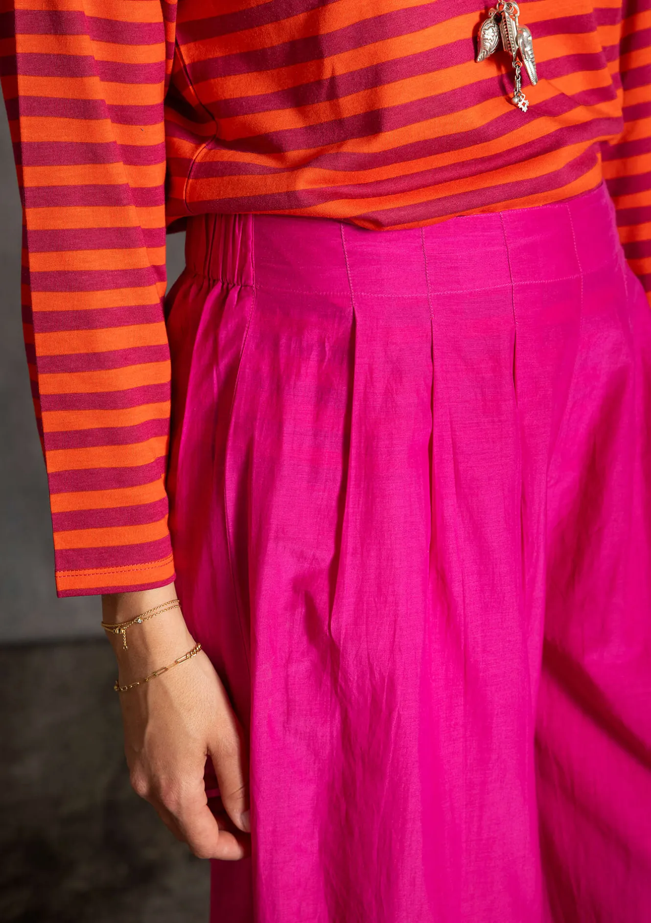 Gudrun Sjödén Byxa i bomull/siden