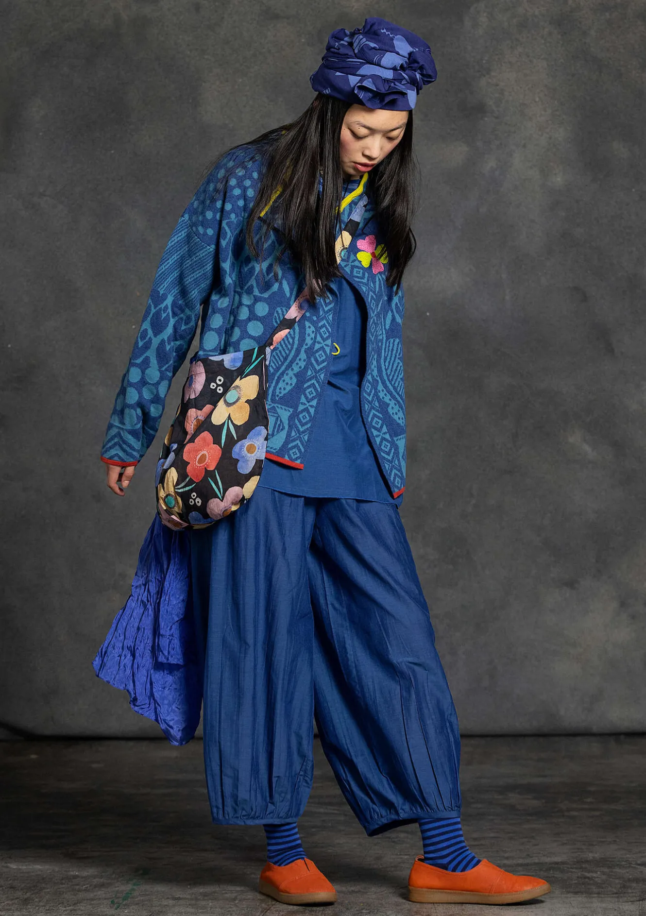 Gudrun Sjödén Byxa i bomull/siden