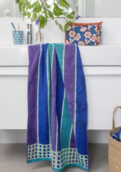 Gudrun Sjödén Duschhandduk "Flow" i ekologisk bomull