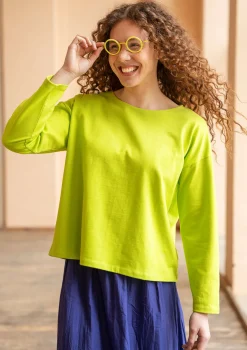 Gudrun Sjödén Enfärgad top i ekologisk bomull