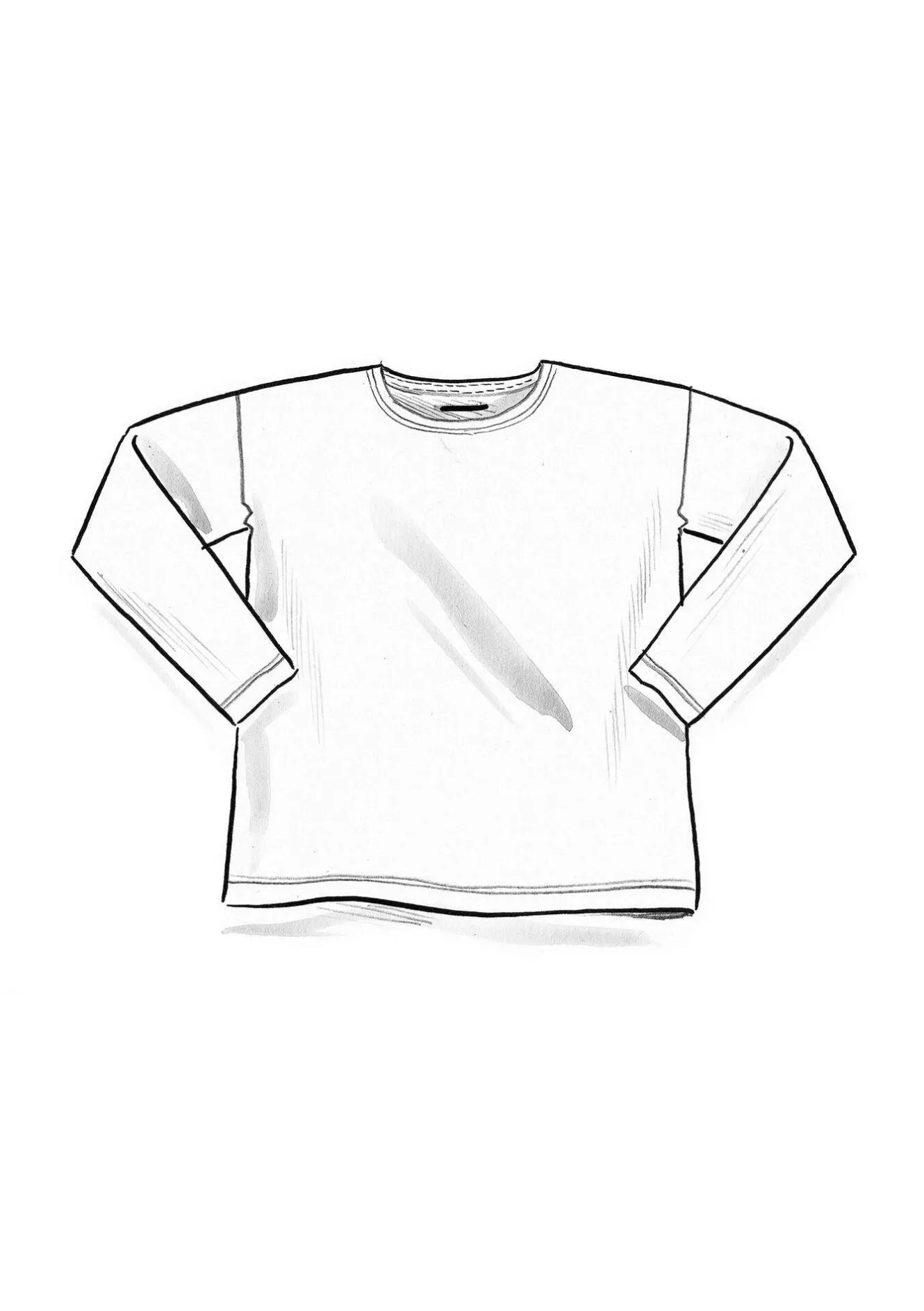 Gudrun Sjödén Enfärgad top i ekologisk bomull