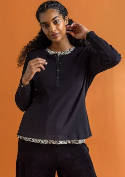 Gudrun Sjödén Farfarströja i ekologisk bomullsrib