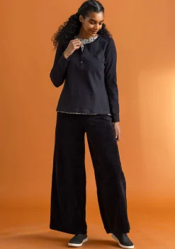 Gudrun Sjödén Farfarströja i ekologisk bomullsrib