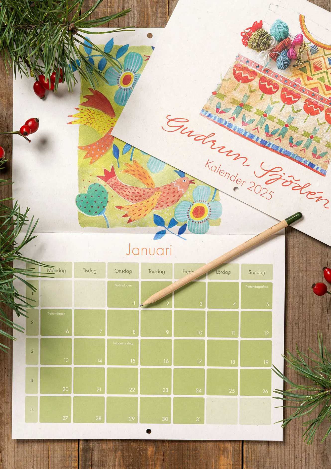 Gudrun Sjödén s kalender 2025