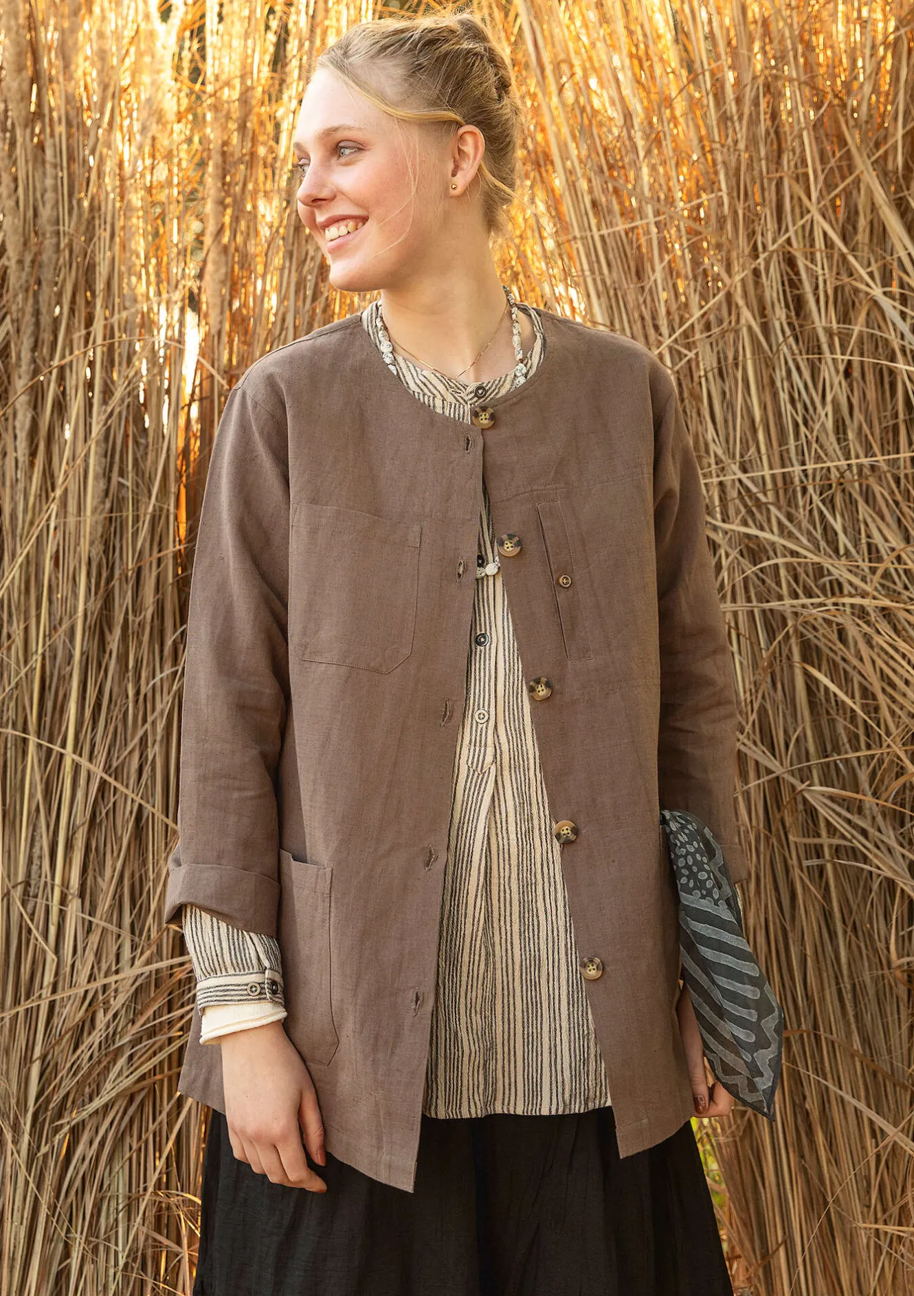 Gudrun Sjödén Jacka i lin/ekologisk bomull