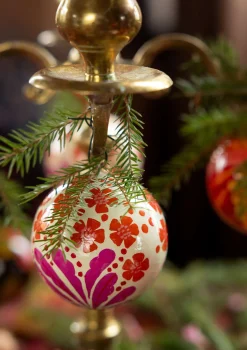 Gudrun Sjödén Julkula "Gnistra" i papier maché