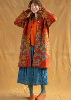 Gudrun Sjödén Kappkofta "Saga" i återvunnen ull