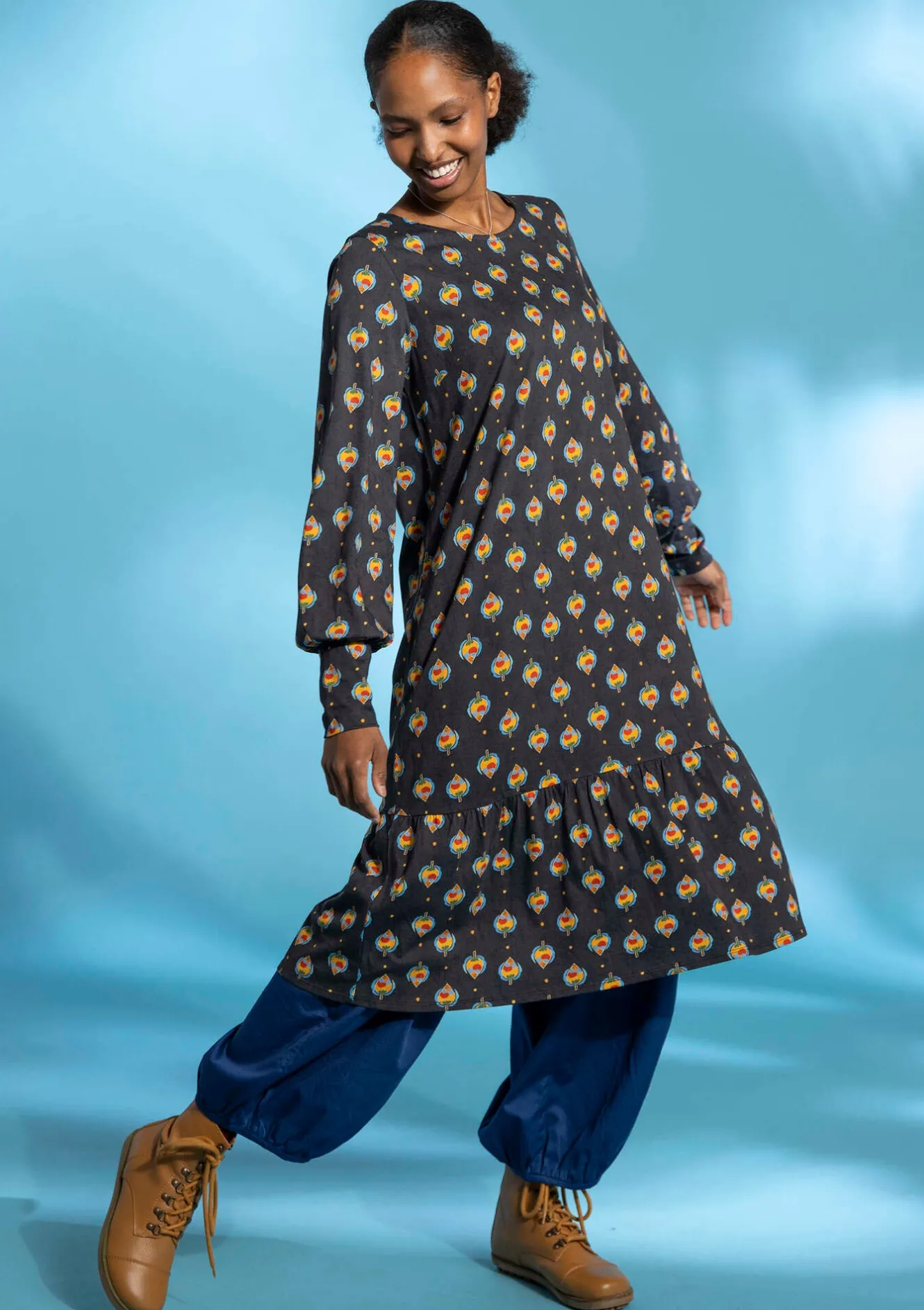 Gudrun Sjödén Klänning "Katmandu" i ekologisk bomull/modal