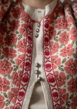 Gudrun Sjödén Kofta "Anemone" i ekologisk ull