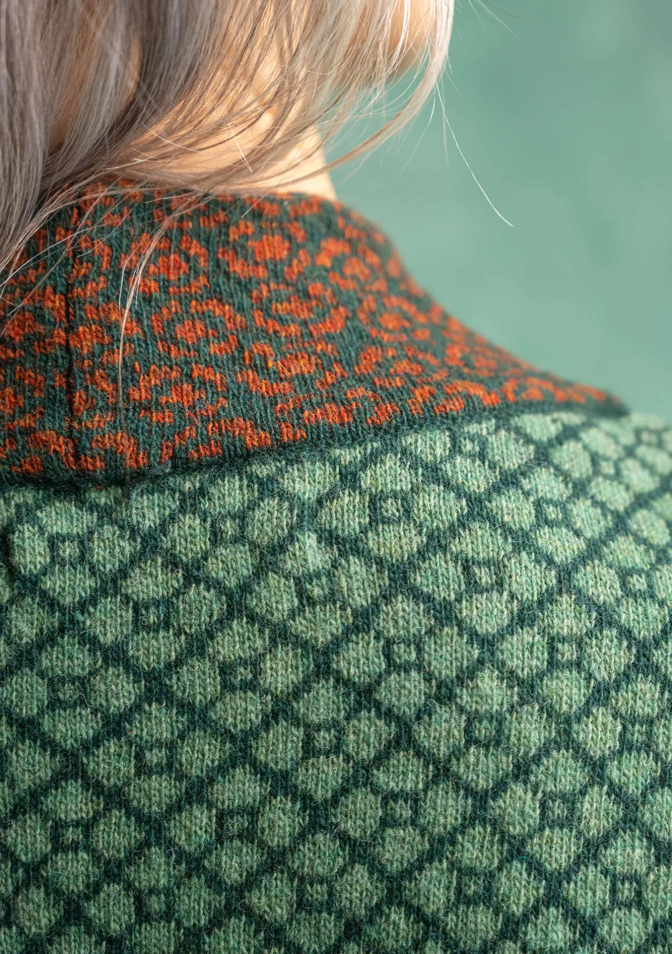 Gudrun Sjödén Kofta "Edda" i återvunnen ullmix