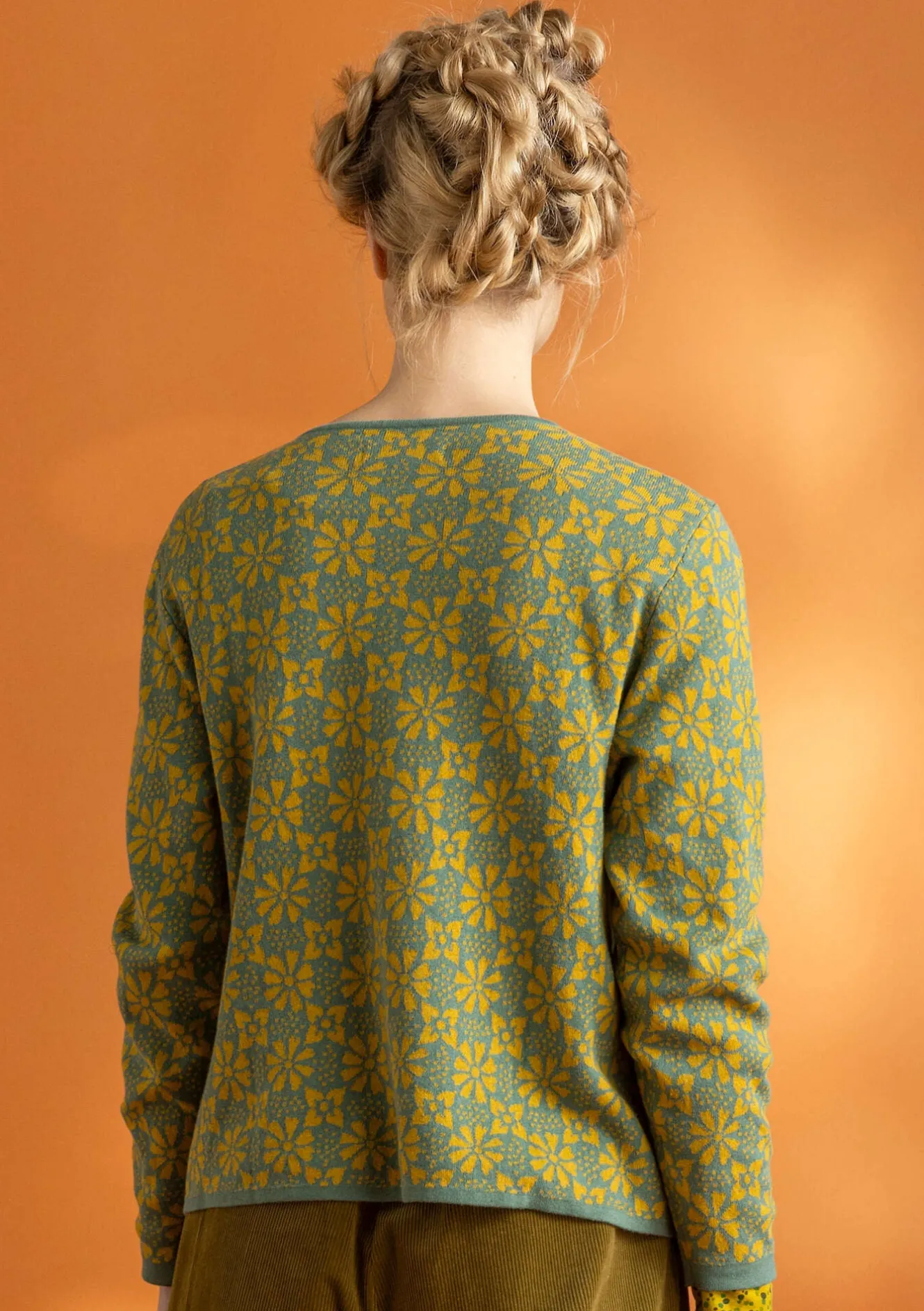 Gudrun Sjödén Kofta "Freja" i ekologisk/återvunnen bomull