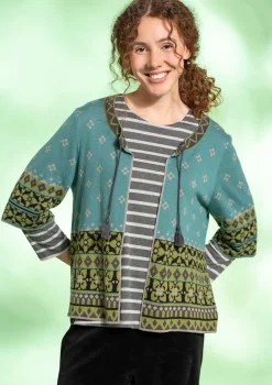 Gudrun Sjödén Kofta "Noon" i ull/lyocell