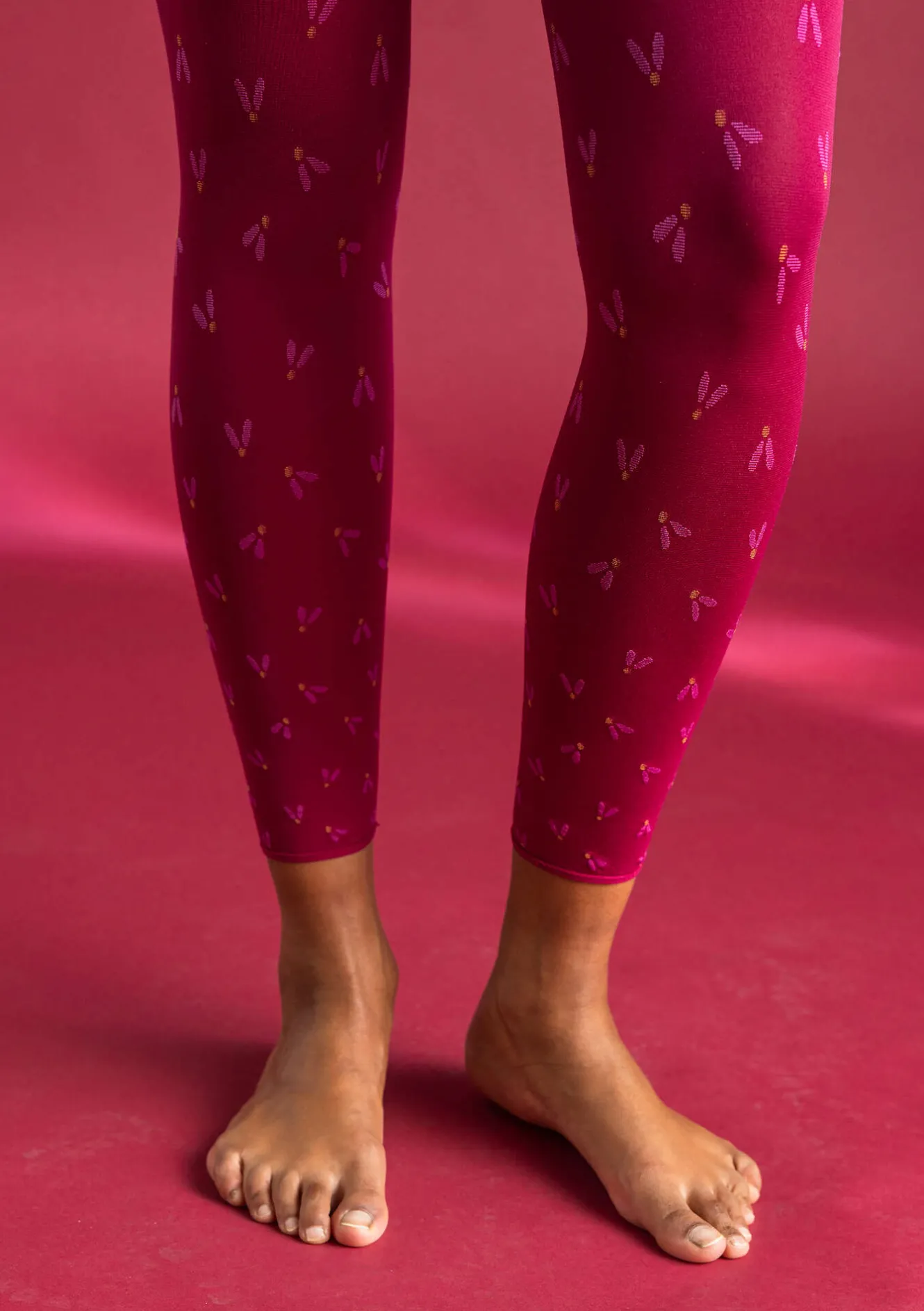 Gudrun Sjödén Leggings "Fjät" i återvunnen polyamid