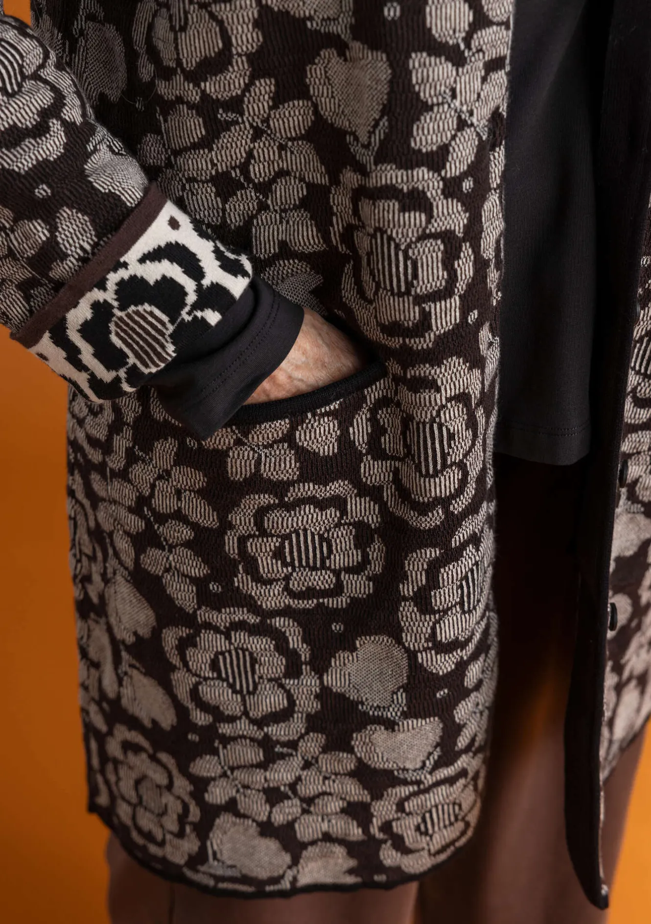 Gudrun Sjödén Långkofta "Astrid" i ekologisk/återvunnen bomull