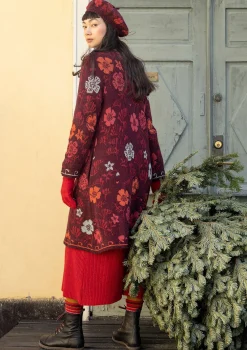 Gudrun Sjödén Långkofta "Gnistra" i alpackamix/ekologisk och återvunnen bomull