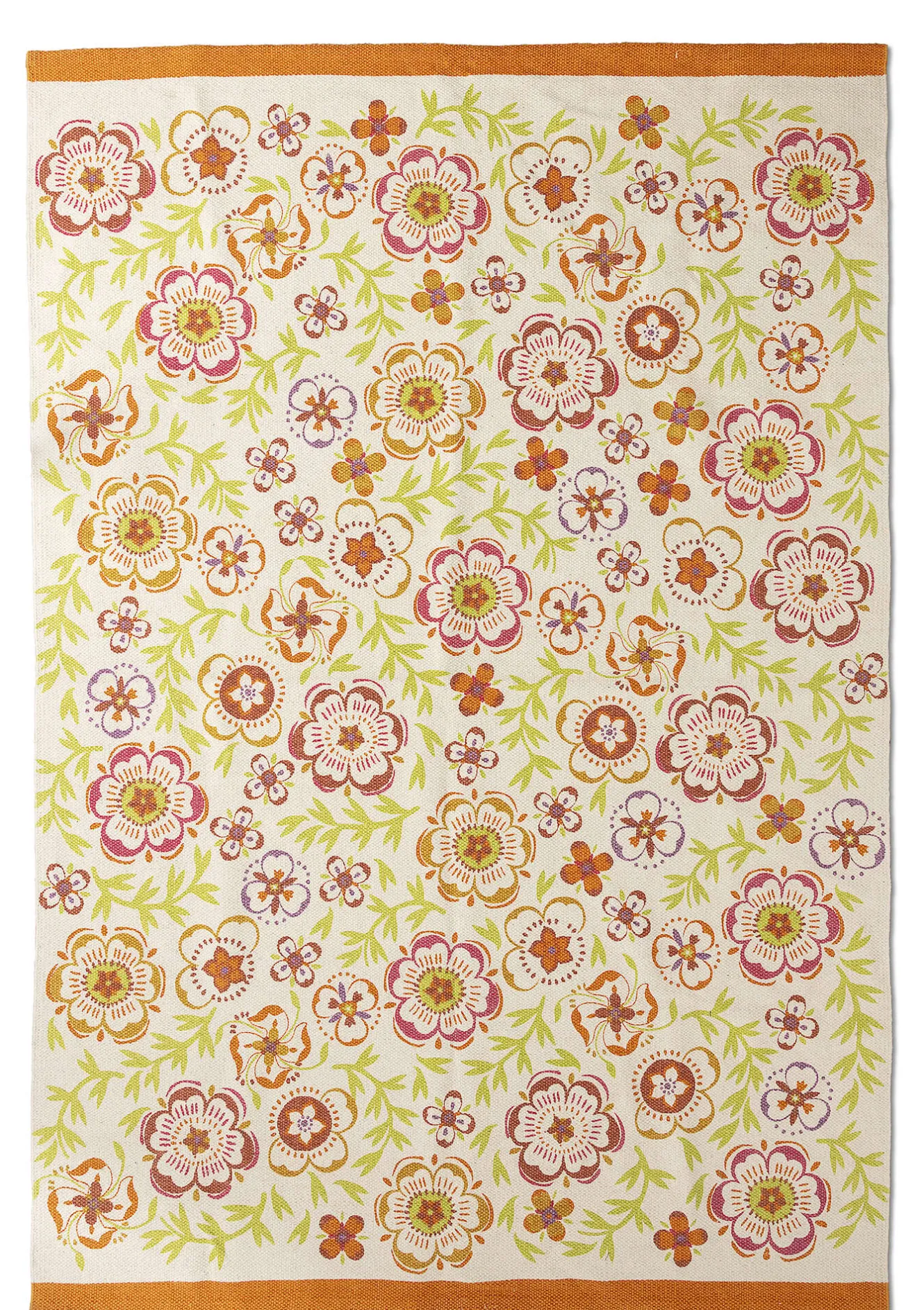 Gudrun Sjödén Matta "Desert Bloom" i ekologisk bomull