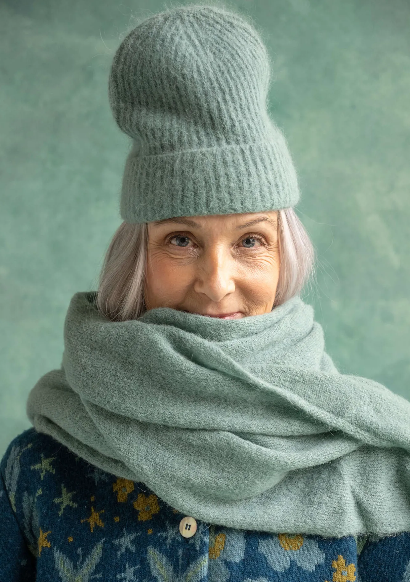 Gudrun Sjödén Mössa i alpackamix