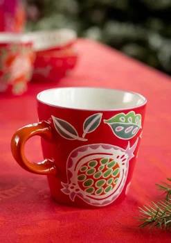 Gudrun Sjödén Mugg "Fruits" i keramik