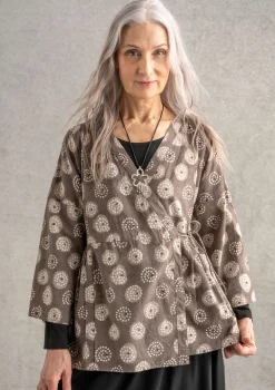 Gudrun Sjödén Omlottblus "Clay" i ekologisk bomull