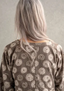 Gudrun Sjödén Omlottblus "Clay" i ekologisk bomull