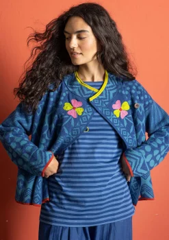 Gudrun Sjödén Omlottkofta "Viktoria" i lammull/bomull