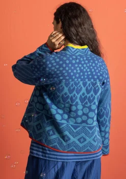 Gudrun Sjödén Omlottkofta "Viktoria" i lammull/bomull