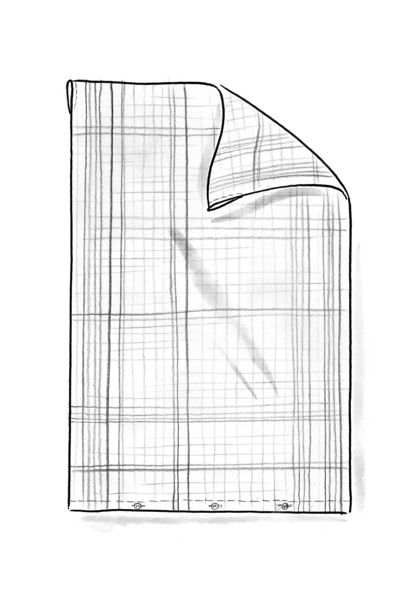 Gudrun Sjödén Påslakan "Rainbow" i ekologisk bomull