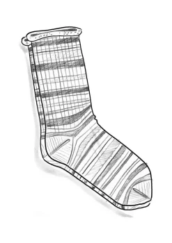 Gudrun Sjödén Raggsocka i lammull/återvunnen ull