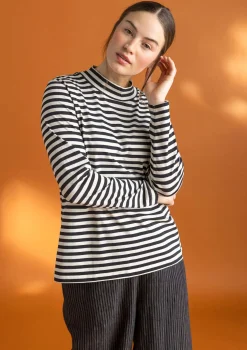 Gudrun Sjödén Randig halvpolo i ekologisk bomull