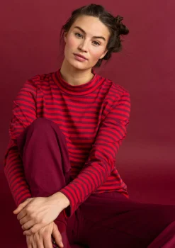 Gudrun Sjödén Randig halvpolo i ekologisk bomull