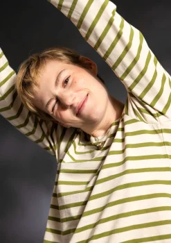 Gudrun Sjödén Randig top i ekologisk bomull/modal