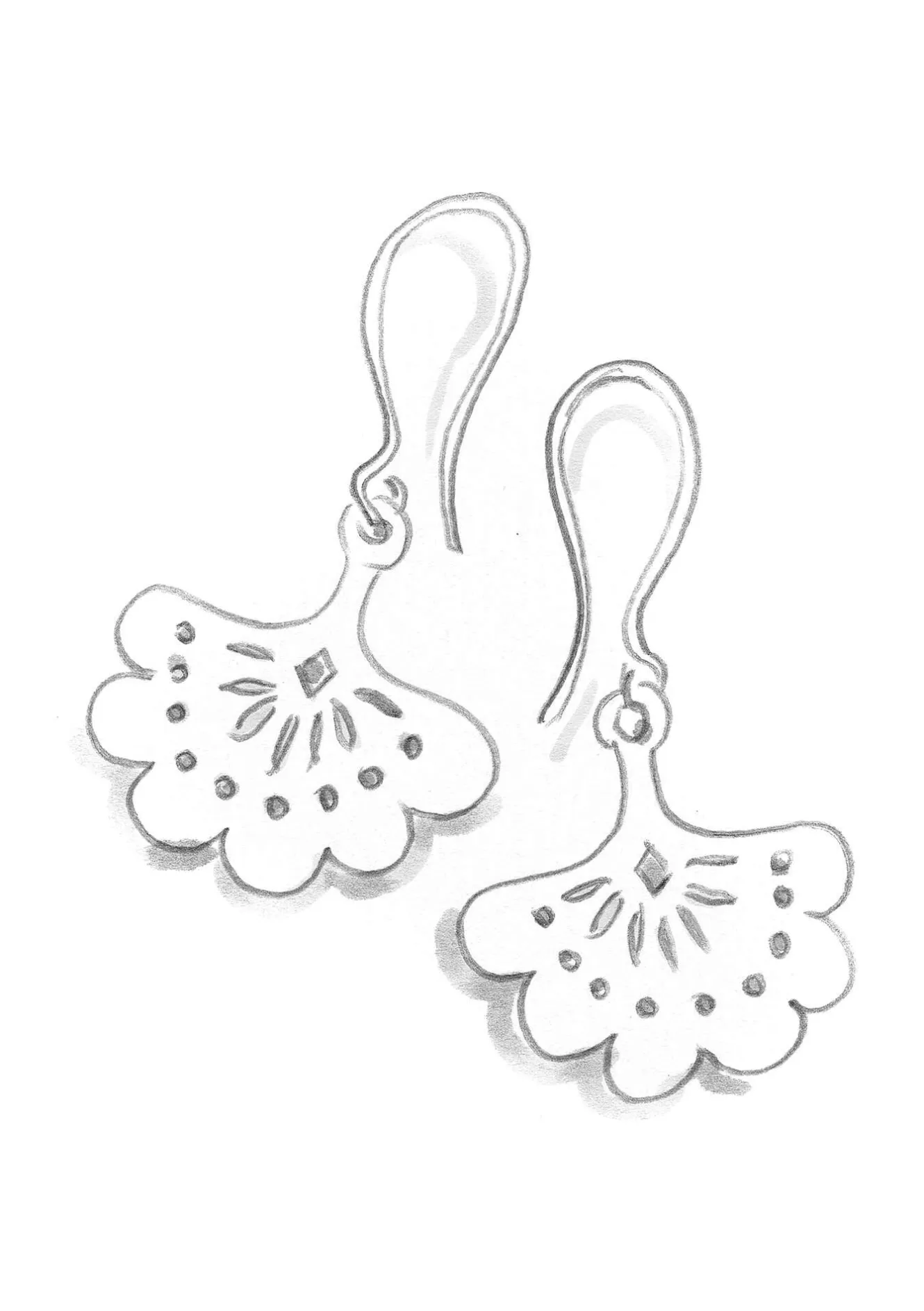 Gudrun Sjödén Örhängen "Kristina" i