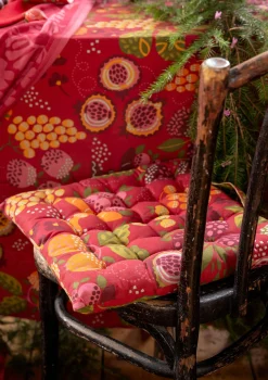 Gudrun Sjödén Sittdyna "Fruits" i ekologisk bomull