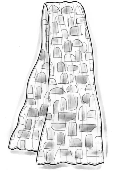 Gudrun Sjödén Sjal 