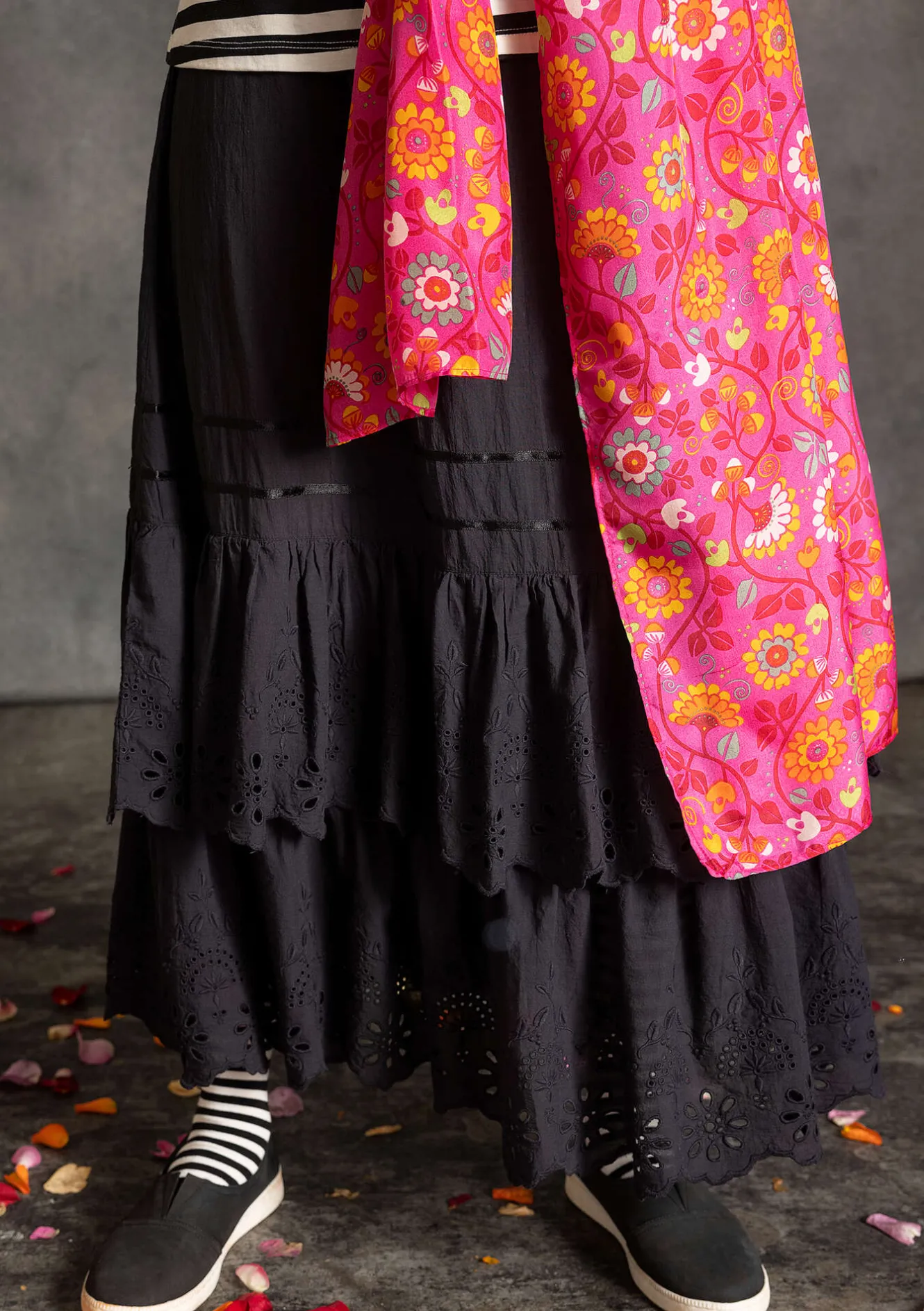 Gudrun Sjödén Sjal "Rupangi" i siden