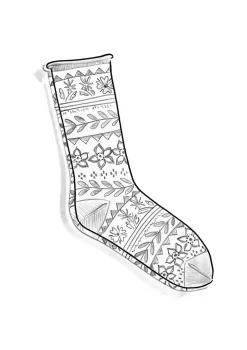 Gudrun Sjödén Socka "Twinkle" i ullfrotté