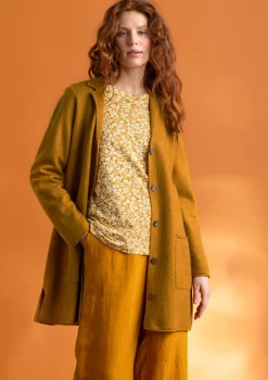 Gudrun Sjödén Stickad kavaj i filtad ekologisk ull