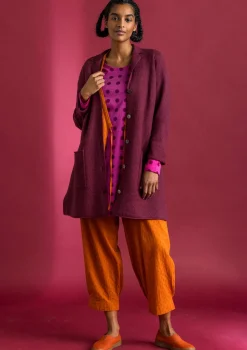 Gudrun Sjödén Stickad kavaj i filtad ekologisk ull