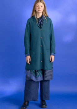 Gudrun Sjödén Stickad kavaj i filtad ekologisk ull