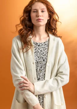 Gudrun Sjödén Stickad kavaj i filtad ekologisk ull
