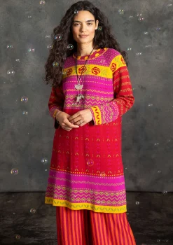 Gudrun Sjödén Stickad klänning "Kajsa" i ekologisk/återvunnen bomull