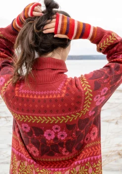 Gudrun Sjödén Stickad tunika "Borealis" i ekologisk och återvunnen bomull/ull