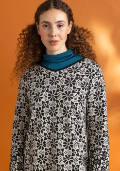 Gudrun Sjödén Stickad tunika "Freja" i ekologisk/återvunnen bomull