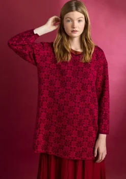 Gudrun Sjödén Stickad tunika "Freja" i ekologisk/återvunnen bomull